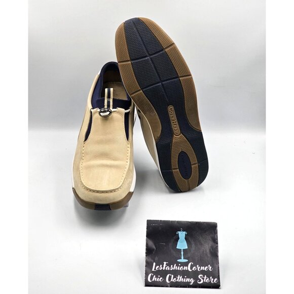 Cole Haan Air Men's Beige Nubuck Moc Toe Casual Slip-On Loafers Size 13 3028 - Picture 3 of 15